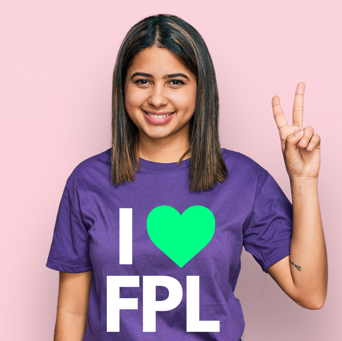 I Love FPL T-Shirt (Purple)