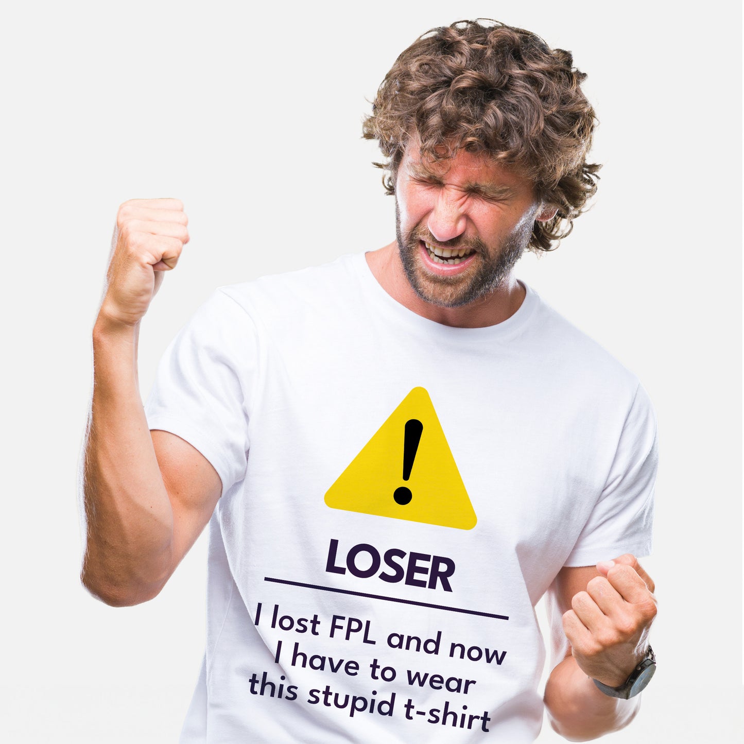 Loser Warning T-Shirt - Lost Mini-League Punishment