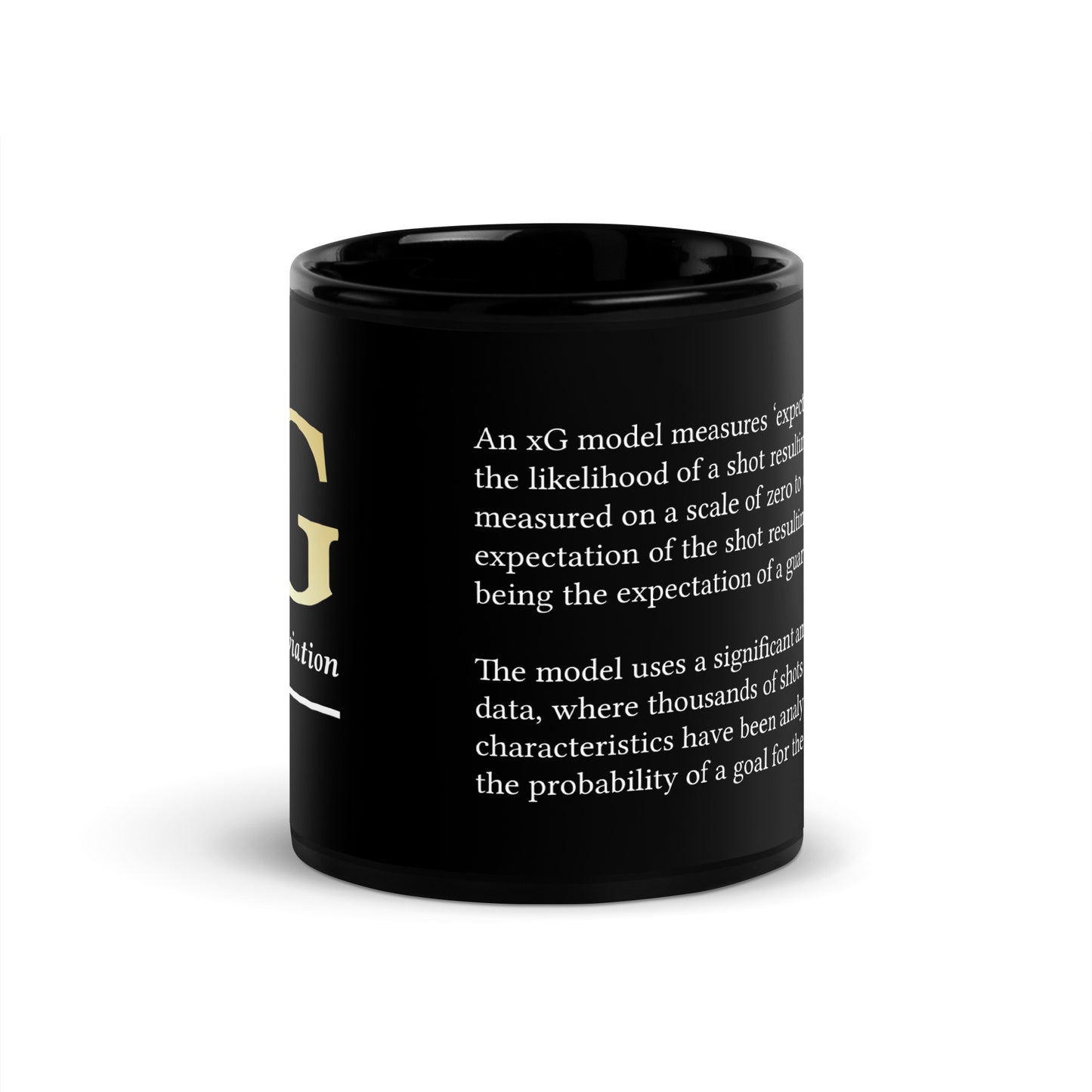 Expected Goals xG Definition Mug