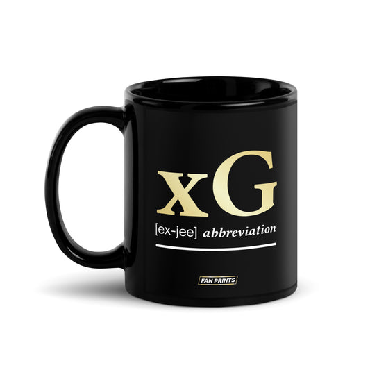 Expected Goals xG Definition Mug