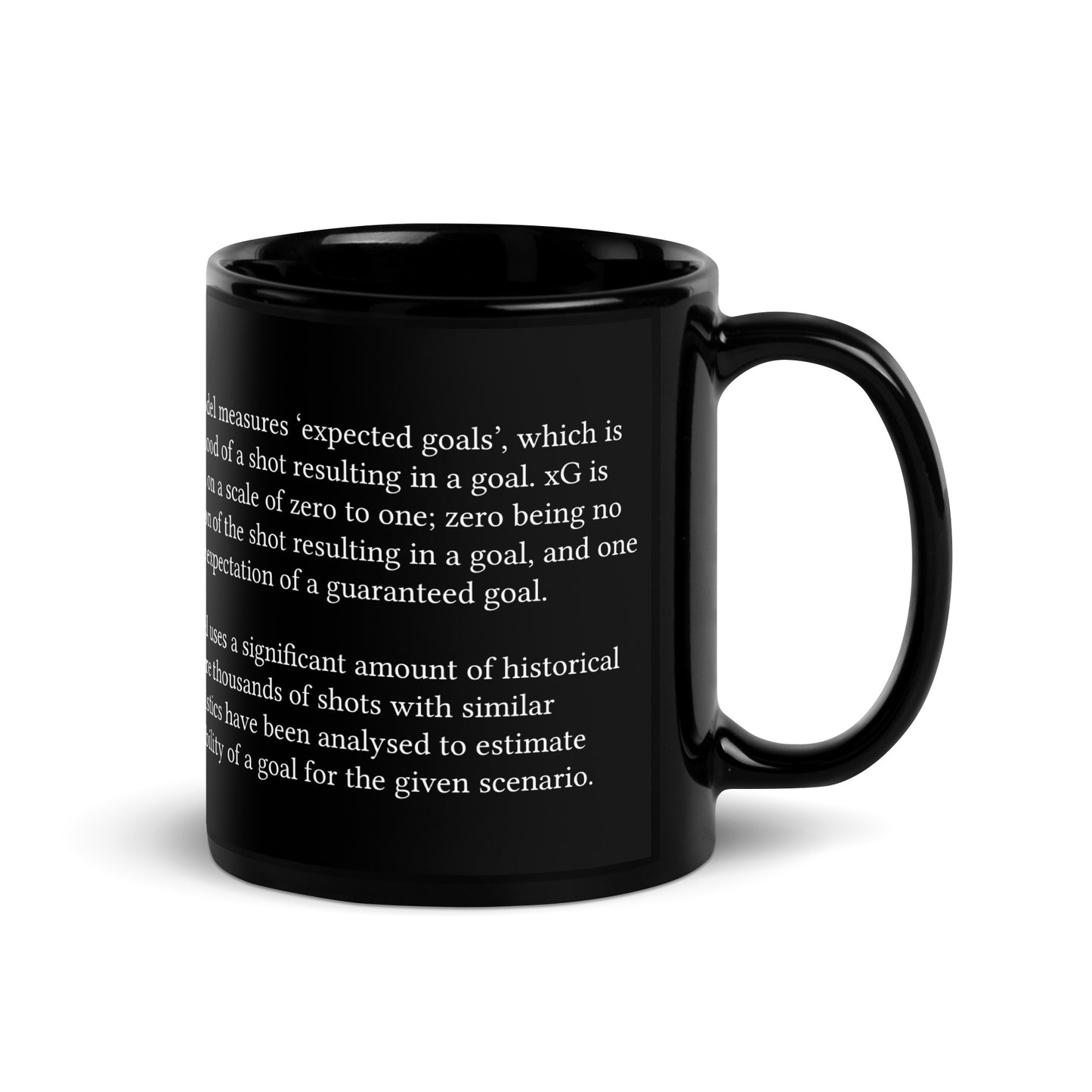 Expected Goals xG Definition Mug