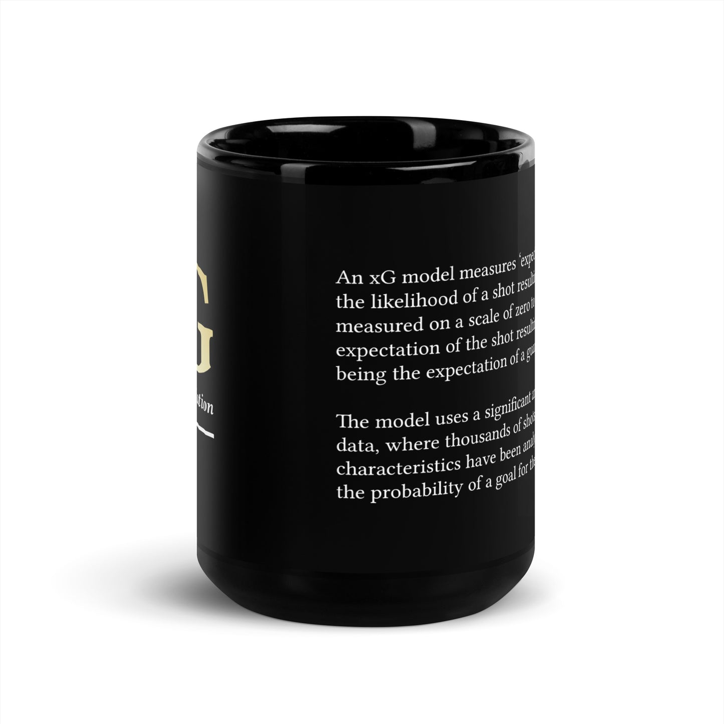 Expected Goals xG Definition Mug