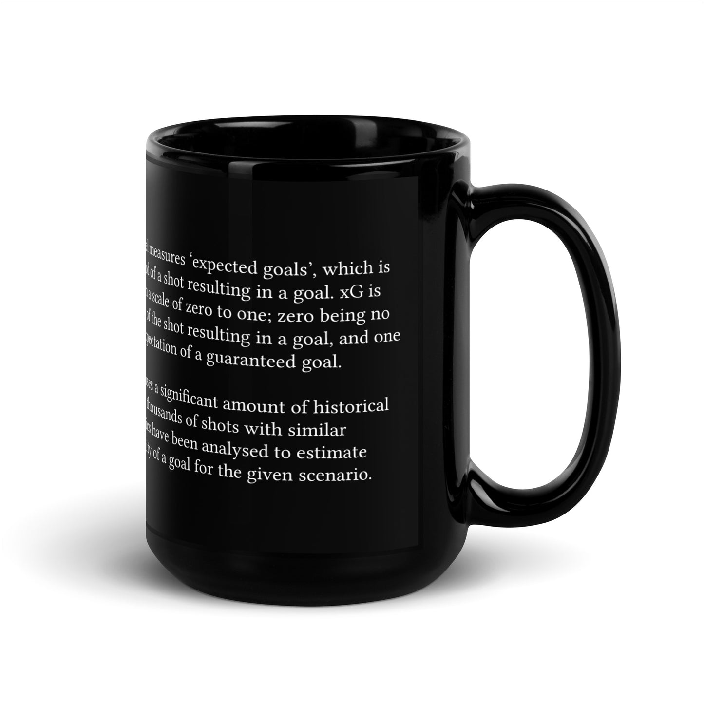 Expected Goals xG Definition Mug