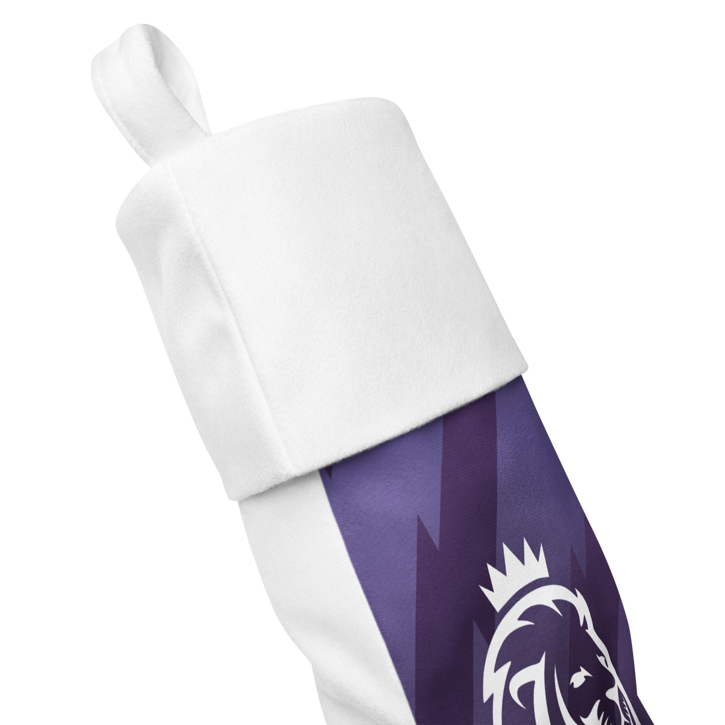 Festive Football Stocking for Christmas (Purple)