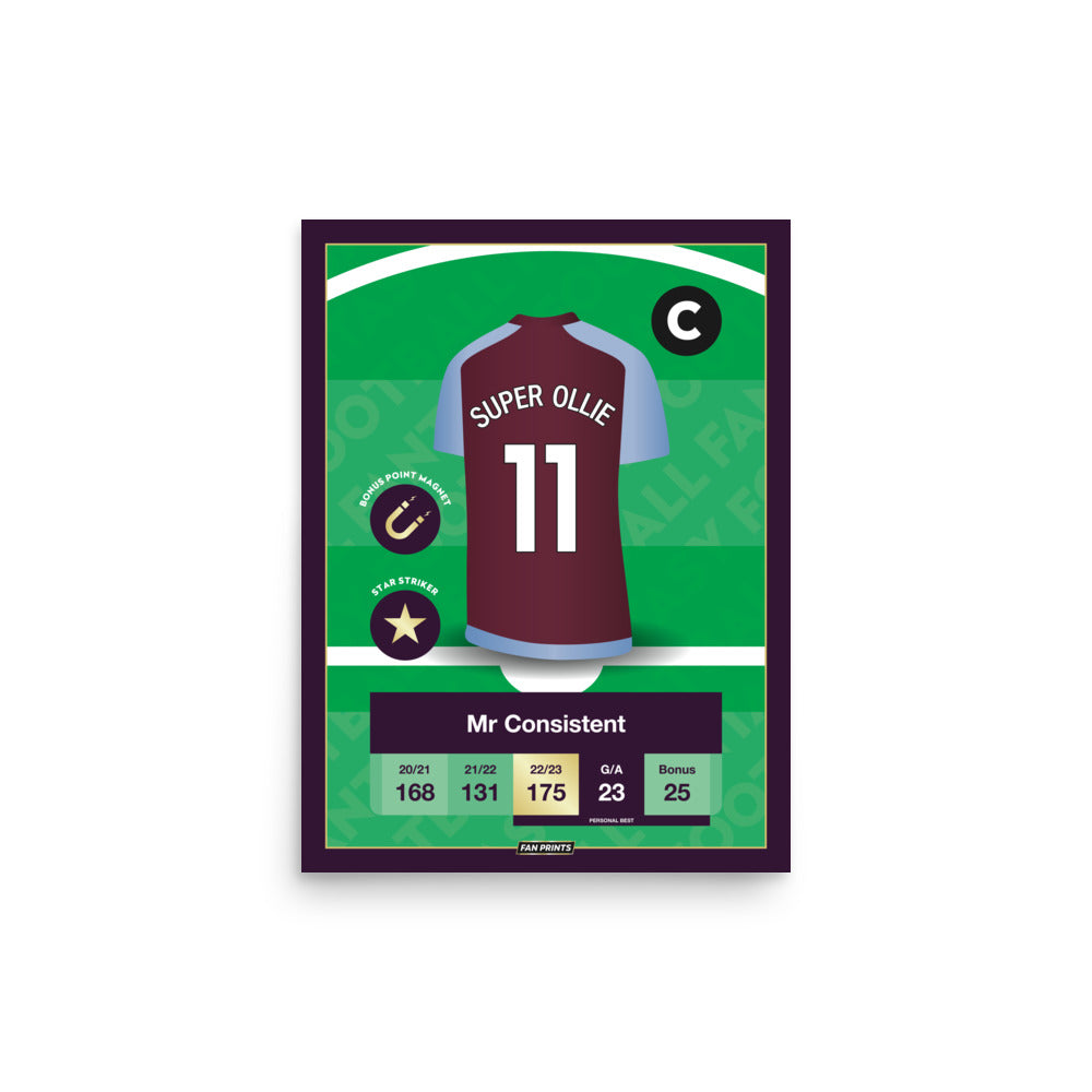 Super Ollie - Fantasy Football Player Poster