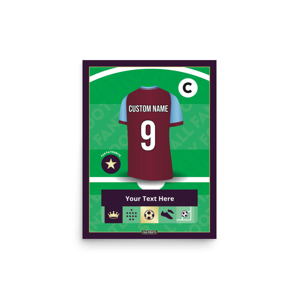 BNLY Personalised Fantasy Player Poster