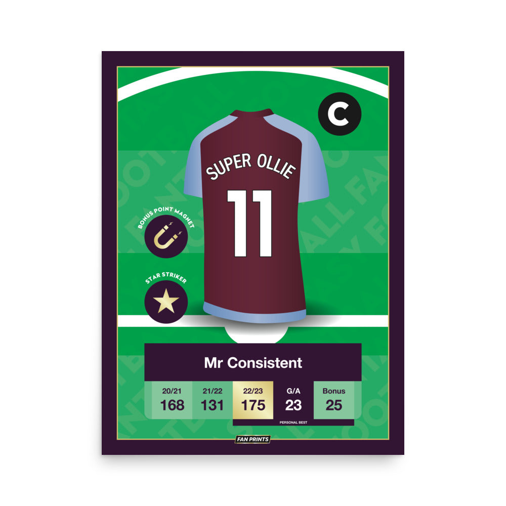 Super Ollie - Fantasy Football Player Poster