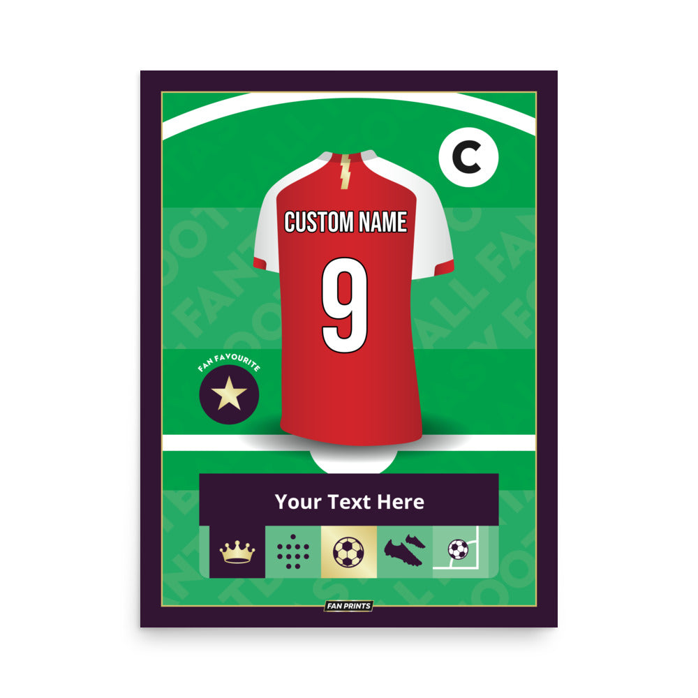 ASNL Personalised Fantasy Player Poster