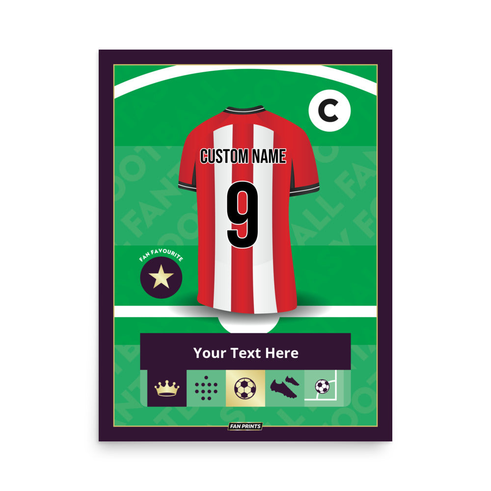 SHLU Personalised Fantasy Player Poster