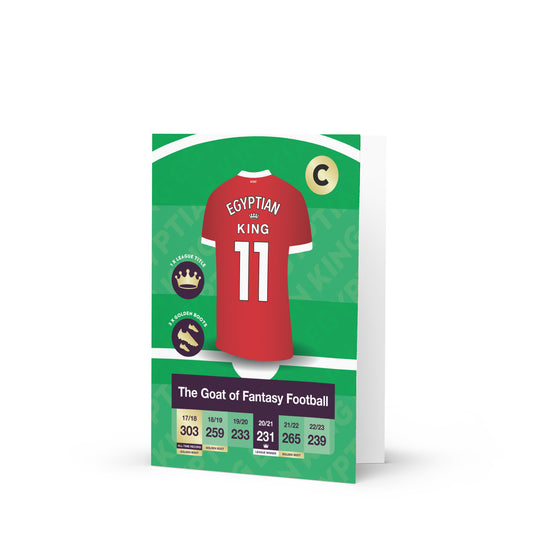 The Egyptian King - Fantasy Player Greeting Card