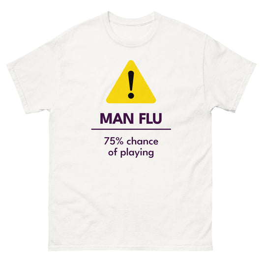 Man Flu Warning T-Shirt