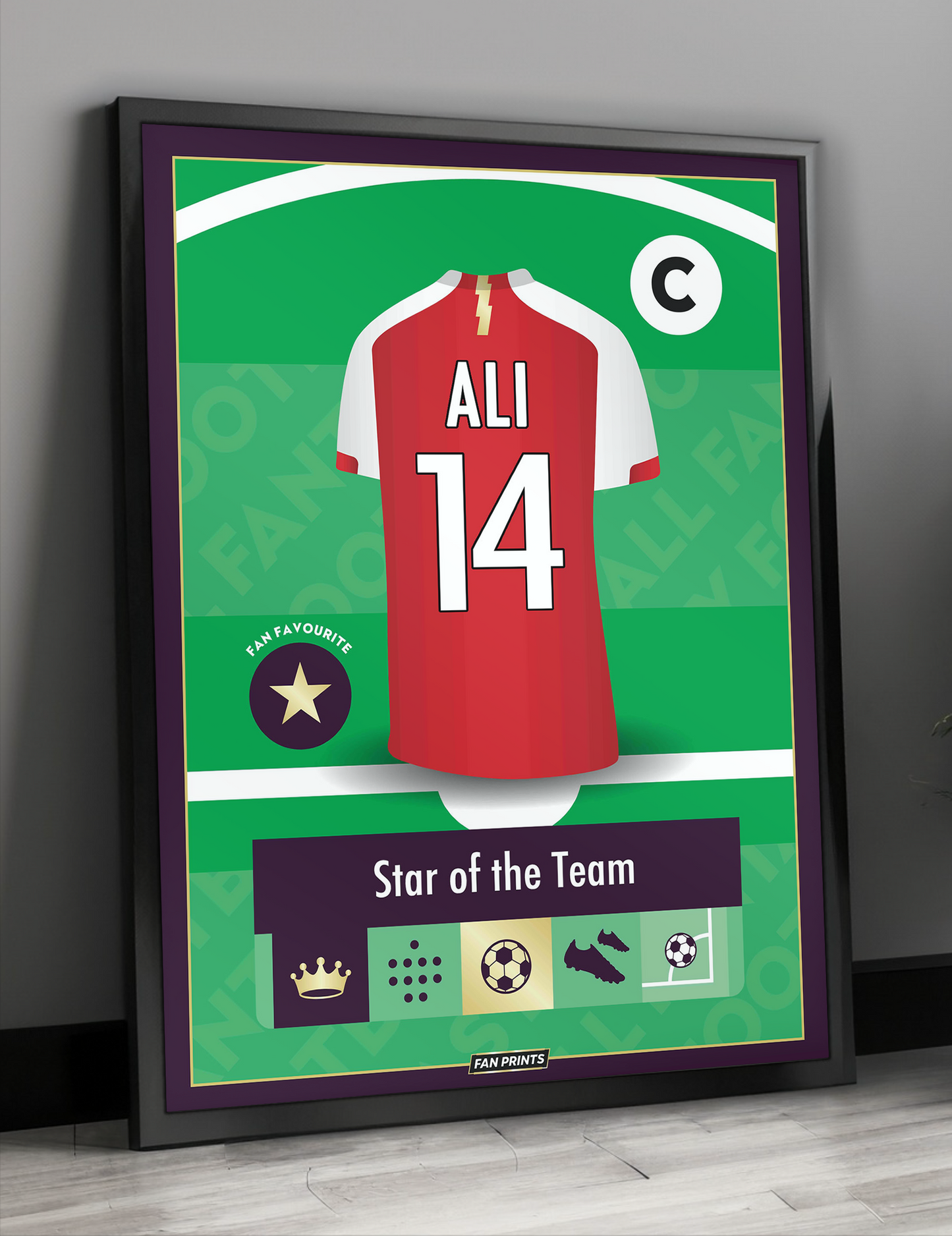 ASNL Personalised Fantasy Player Poster