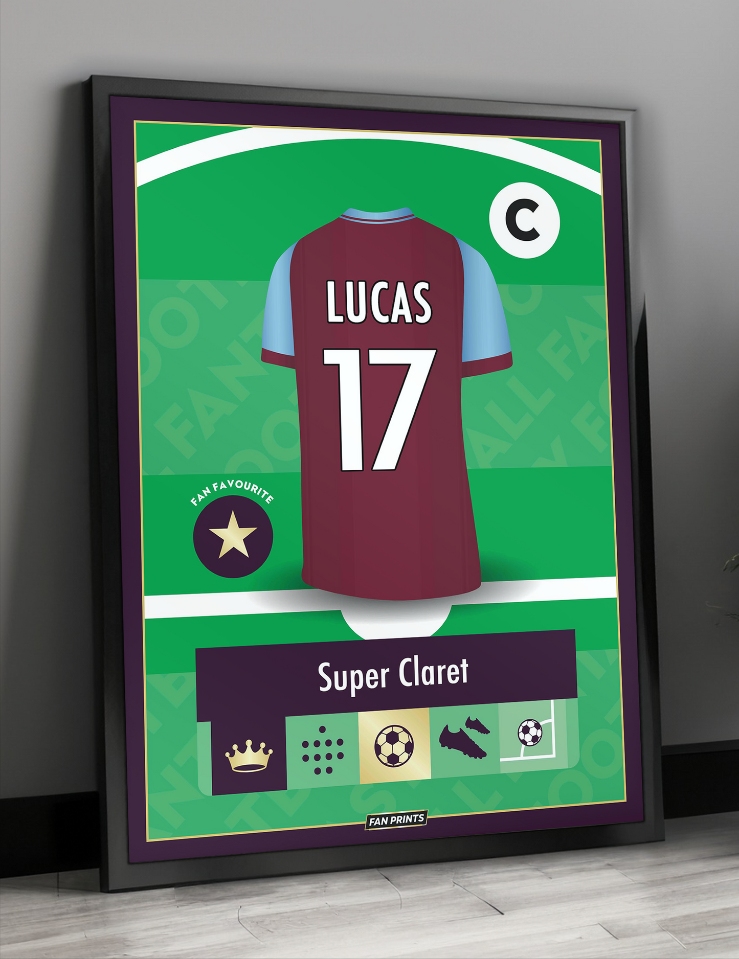 BNLY Personalised Fantasy Player Poster