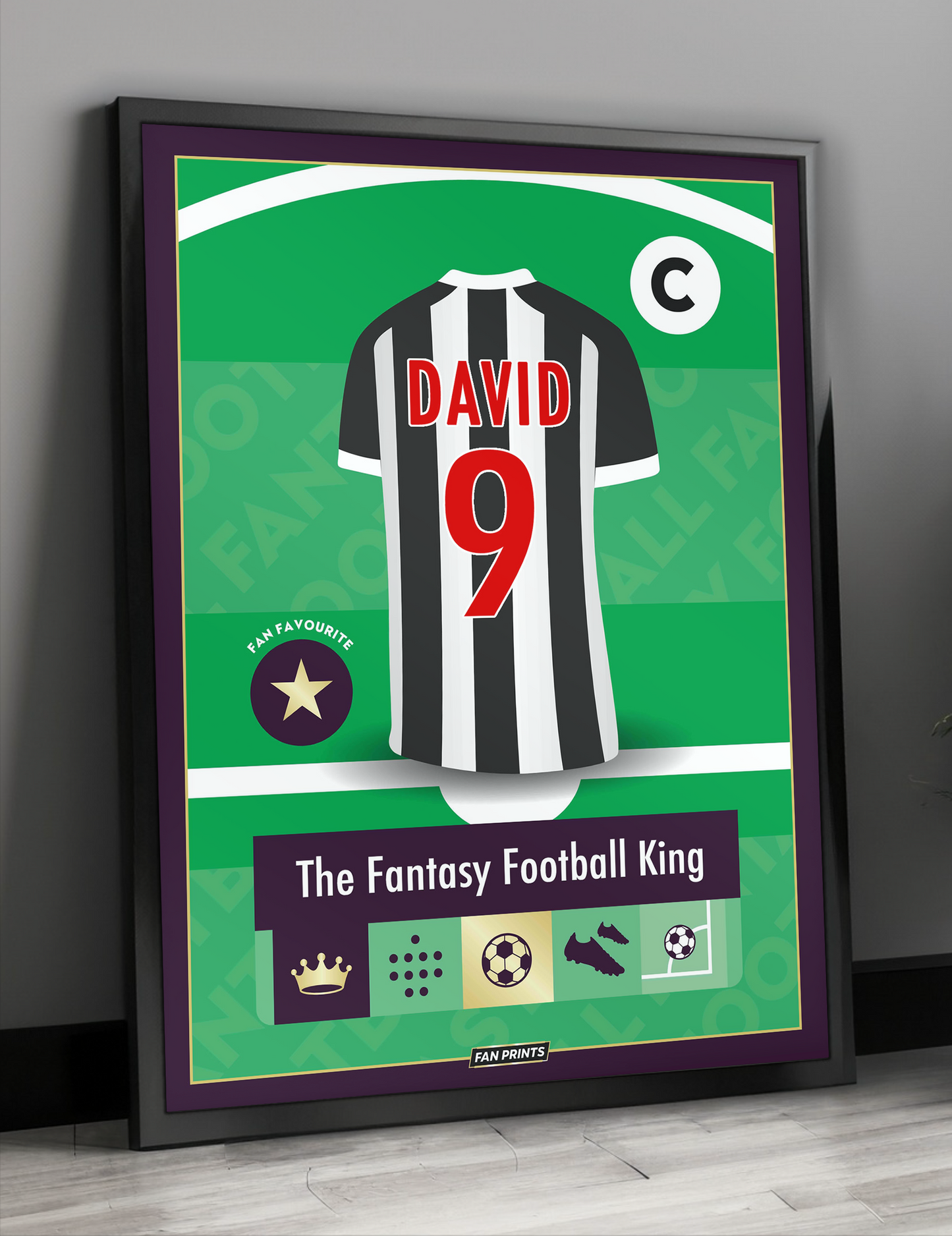 NWCL Personalised Fantasy Player Poster