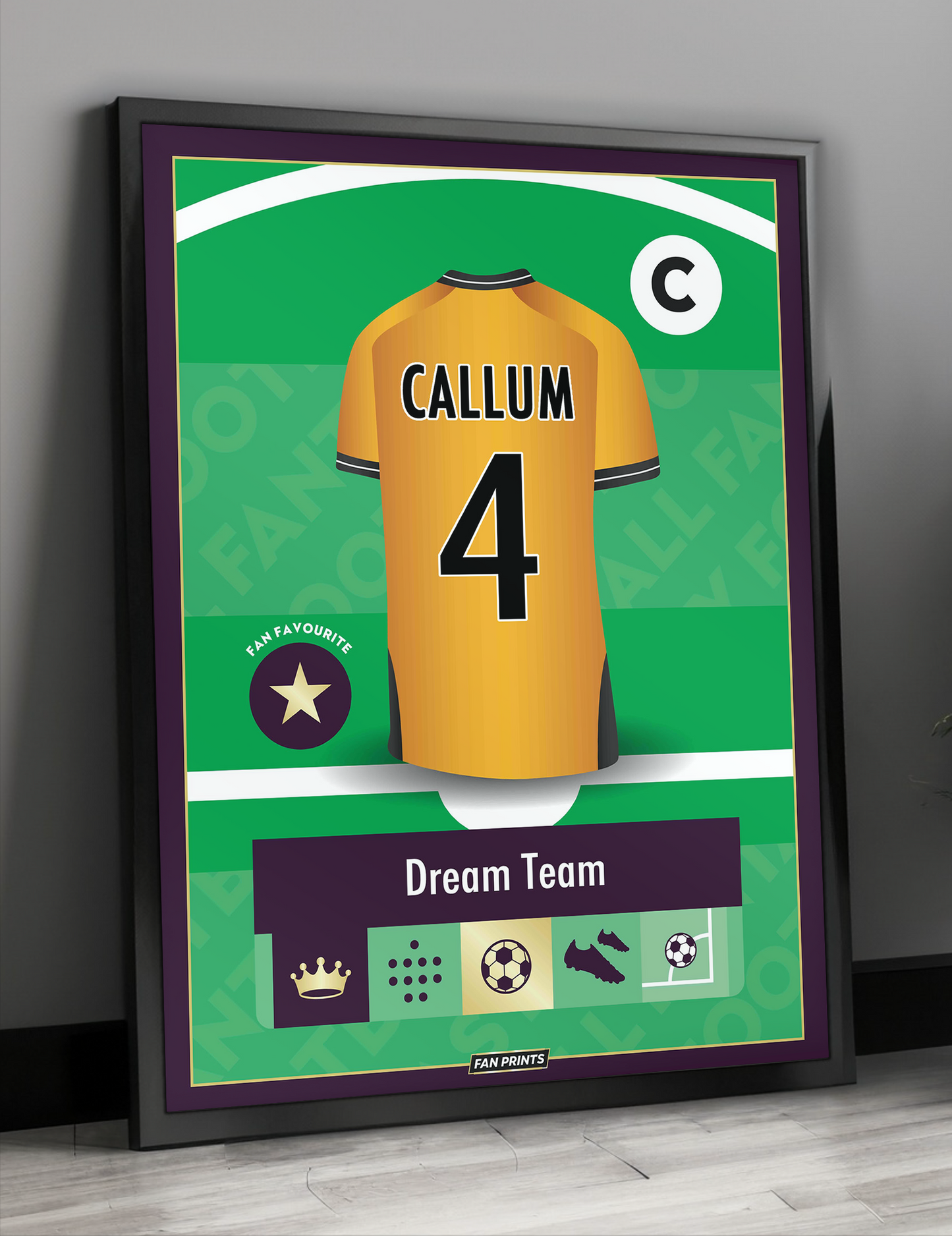 WLWN Personalised Fantasy Player Poster