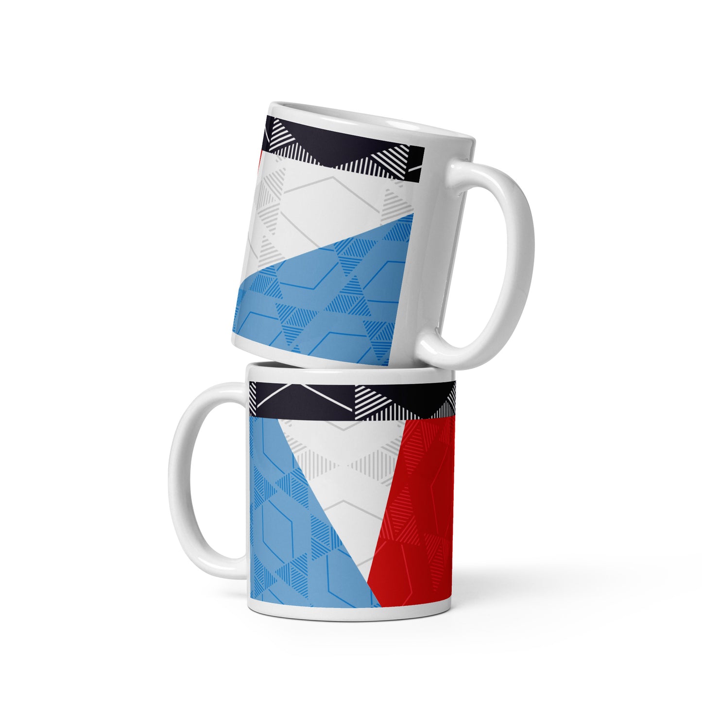 England 90s Retro Mashup Mug Euro 24