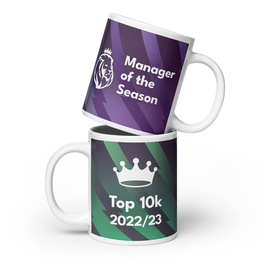 Manager of the Season - Top 10k Mug 2022/23