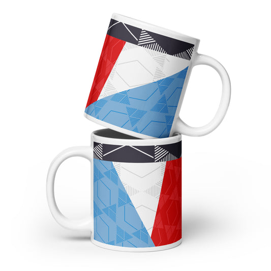 England 90s Retro Mashup Mug Euro 24